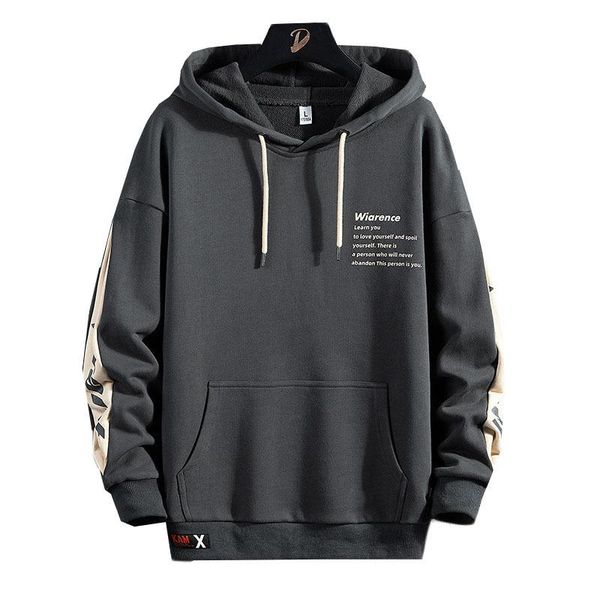 men's hoodies & sweatshirts mens clothes patchwork streetwear casual letter print korea loose hooded long sleeve fleece men 2021 spring, Black
men's hoodies & sweatshirts mens clothes patchwork streetwear casual letter print korea loose hooded long sleeve fleece men 2021 spring, Black