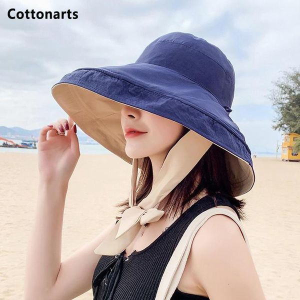 wide brim hats big solid sun hat double-sided wear uv protection beach female breathable foldable fisherman's cap lady bucket, Blue;gray
wide brim hats big solid sun hat double-sided wear uv protection beach female breathable foldable fisherman's cap lady bucket, Blue;gray