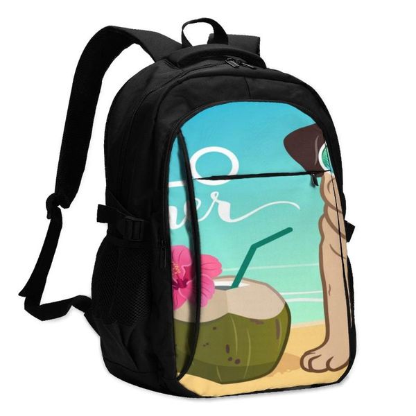 backpack lapschool backpacks pug dog wearing sunglasses usb charging business travel bag classic design
backpack lapschool backpacks pug dog wearing sunglasses usb charging business travel bag classic design