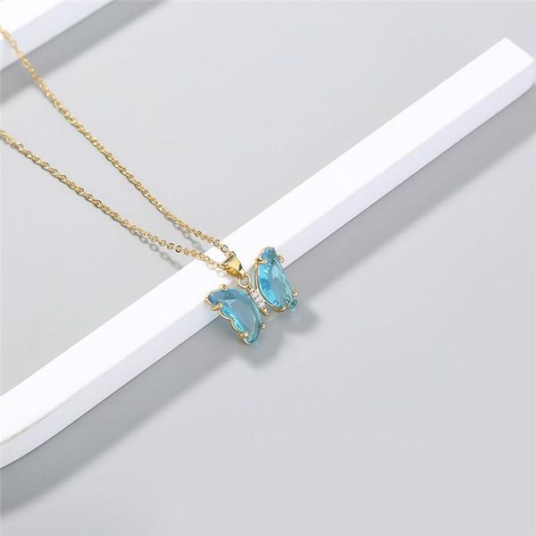 pendant necklaces trendy blue green purple pink butterfly for women chain necklace korean style fashion party jewelry, Silver
pendant necklaces trendy blue green purple pink butterfly for women chain necklace korean style fashion party jewelry, Silver