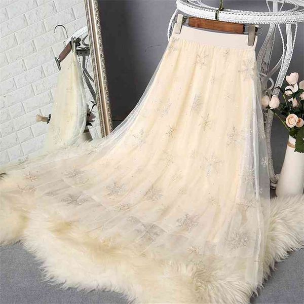spring summer korean elastic high waist slimming casual all-match sweet women a-line mesh long skirt 210527, Black
spring summer korean elastic high waist slimming casual all-match sweet women a-line mesh long skirt 210527, Black