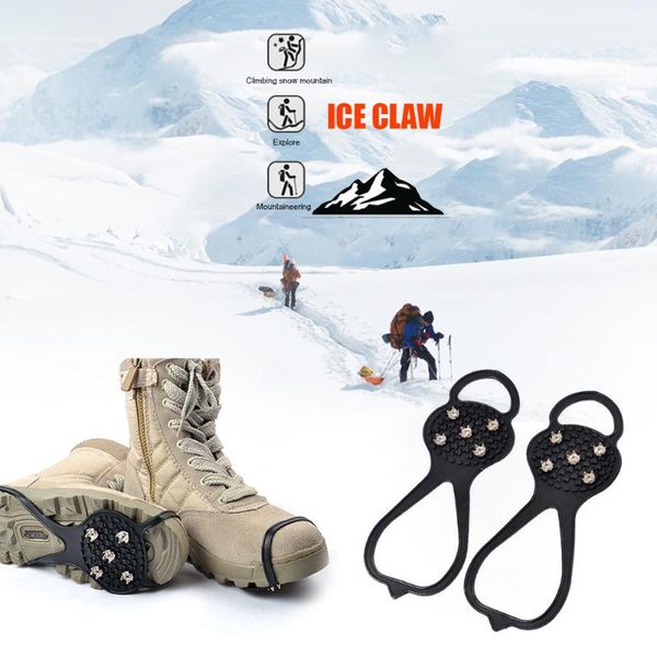 cords, slings and webbing 5 teeth ice spike gripper cleats women men non-slip crampons snow studs outdoor climbing hiking shoes covers
cords, slings and webbing 5 teeth ice spike gripper cleats women men non-slip crampons snow studs outdoor climbing hiking shoes covers