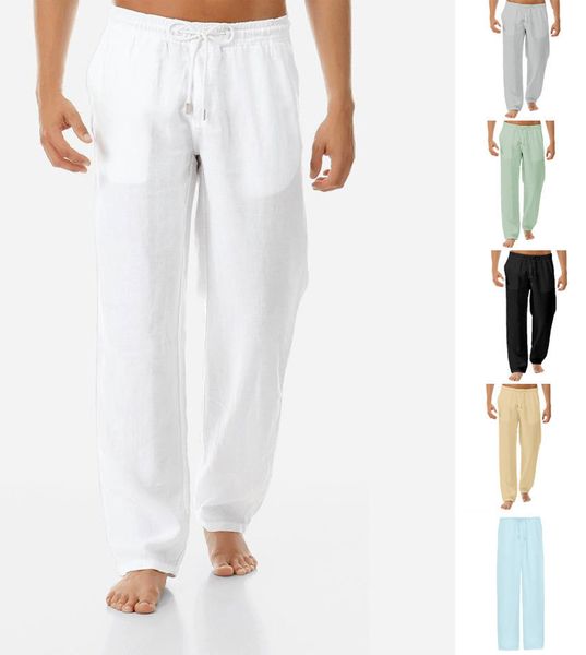 men's pants 2021 simple and fashionable solid color leisure cotton linen trousers, Black
men's pants 2021 simple and fashionable solid color leisure cotton linen trousers, Black