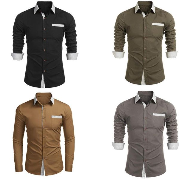 men's sweaters autumn and winter long sleeved shirt with color block casual fashion dot print pocket decoration,tight spring clothing, White;black
men's sweaters autumn and winter long sleeved shirt with color block casual fashion dot print pocket decoration,tight spring clothing, White;black