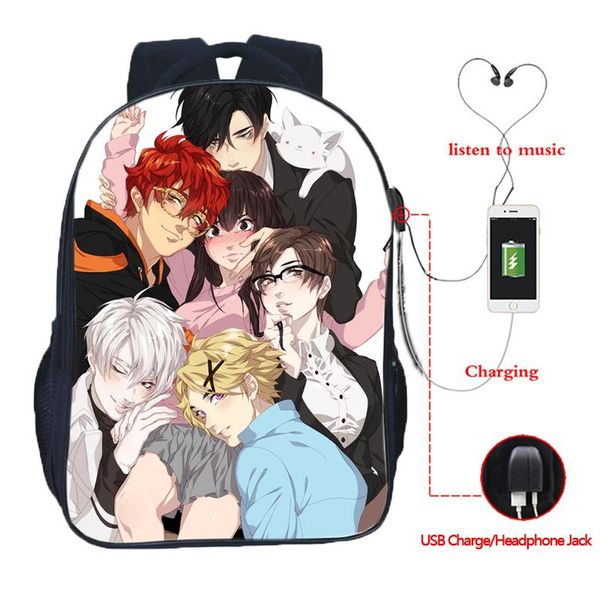 backpack mystic messenger usb charging rucksack students school bags beautiful boys girls kids travel
backpack mystic messenger usb charging rucksack students school bags beautiful boys girls kids travel