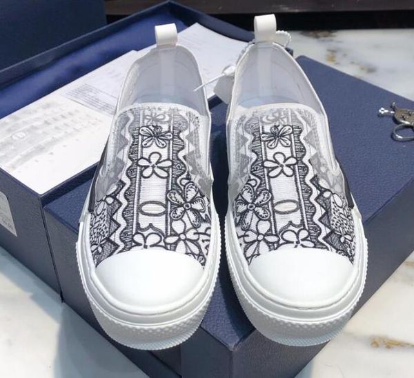 designer sneakers b23 canvas shoes lace up oblique embroidery low platform with box size 35-41, Black
designer sneakers b23 canvas shoes lace up oblique embroidery low platform with box size 35-41, Black