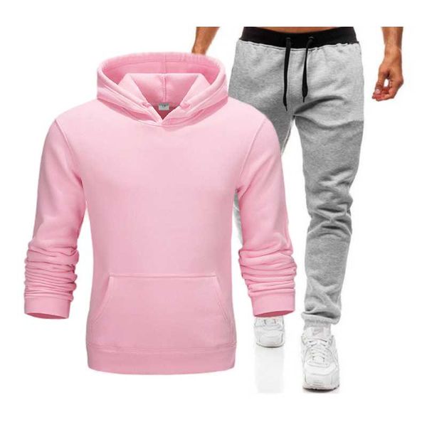 men's tracksuits 2021 2-piece sportswear autumn and winter hooded sweatshirt + drawstring pants hoodie, Gray
men's tracksuits 2021 2-piece sportswear autumn and winter hooded sweatshirt + drawstring pants hoodie, Gray