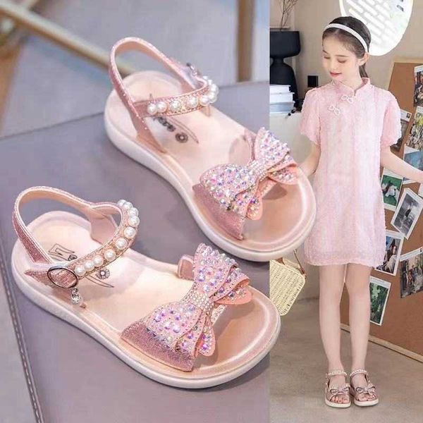 girls sandals net red summer big children little soft sole leather princess shoes 210712, Black;red
girls sandals net red summer big children little soft sole leather princess shoes 210712, Black;red
