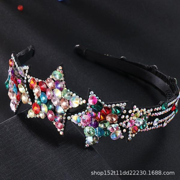 hair clips & barrettes band wide-brimmed star accessories korea sweet rhinestone headband hairpin crystal with drill head accessorie, Golden;silver
hair clips & barrettes band wide-brimmed star accessories korea sweet rhinestone headband hairpin crystal with drill head accessorie, Golden;silver
