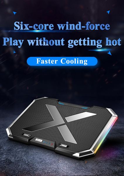 lapcooling pad notebook stand for 18 inch usb fan gaming cooler six led screen pads
lapcooling pad notebook stand for 18 inch usb fan gaming cooler six led screen pads