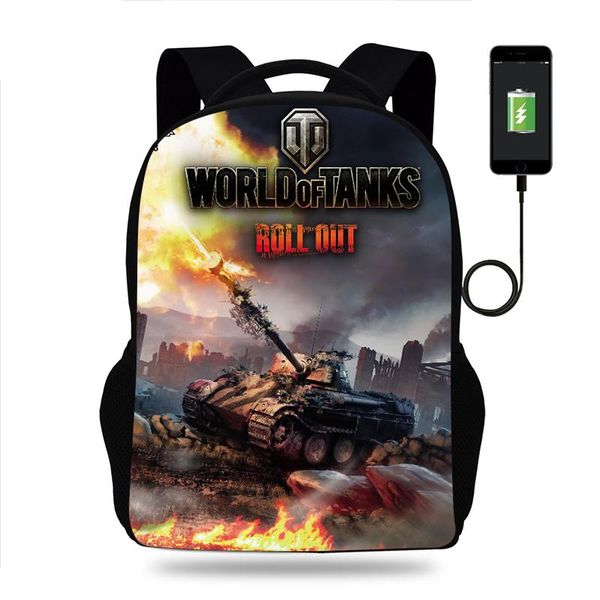 school bags game world of tanks backpack boys girls teenager usb charging daily travel men women schoolbags mochila
school bags game world of tanks backpack boys girls teenager usb charging daily travel men women schoolbags mochila