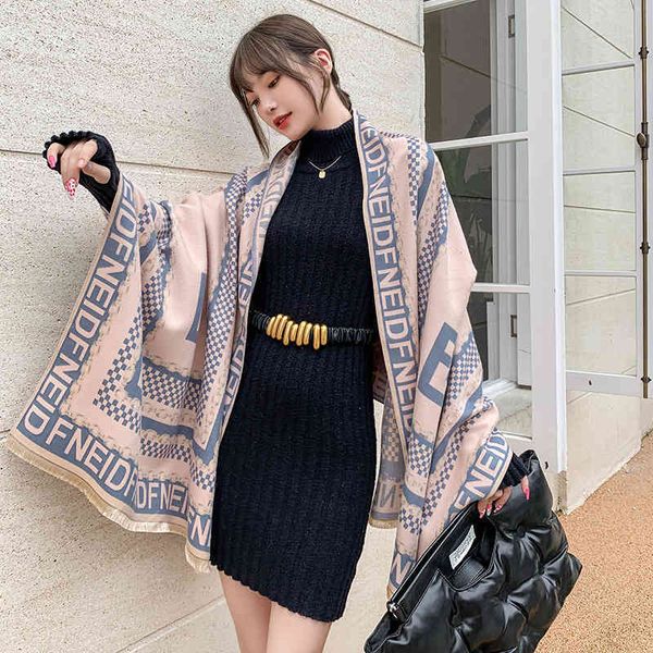 70% off design korean autumn and new versatile imitation cashmere lengthened thickened scarf for women's office warmth, Blue;gray
70% off design korean autumn and new versatile imitation cashmere lengthened thickened scarf for women's office warmth, Blue;gray