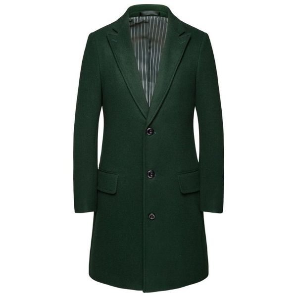 men's wool & blends casual trench coat fashion business long slim overcoat jacket warm pocket solid plus size outwear 10.10, Black
men's wool & blends casual trench coat fashion business long slim overcoat jacket warm pocket solid plus size outwear 10.10, Black