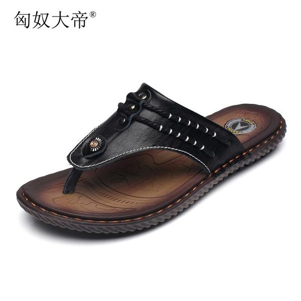 slippers 2021 brand summer beach flip flops men pu leather male flats sandals outdoor rubber thong shoes, Black
slippers 2021 brand summer beach flip flops men pu leather male flats sandals outdoor rubber thong shoes, Black
