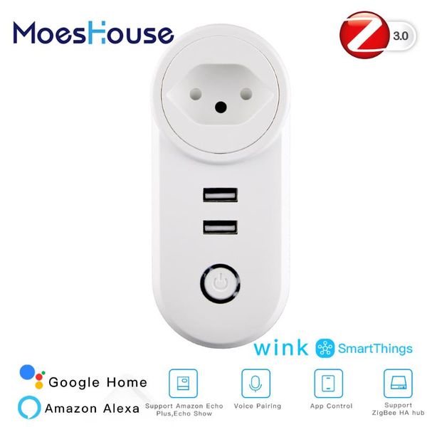 smart home control ch zigbee3.0 dual usb wireless socket plug smartthings app remote echo plus voice work with alexa google
smart home control ch zigbee3.0 dual usb wireless socket plug smartthings app remote echo plus voice work with alexa google