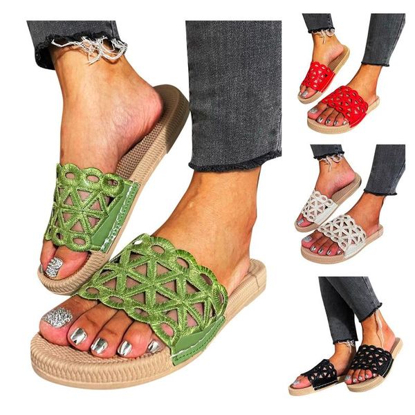 sandals fashion women's casual shoes breathable outdoor pure color slippers for ladies 2021, Black
sandals fashion women's casual shoes breathable outdoor pure color slippers for ladies 2021, Black