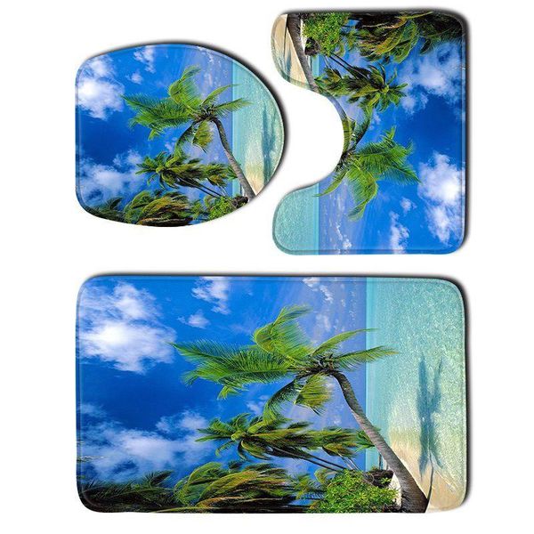 carpets sea summer beach coconut tree rug 3pcs/set bath mats bathroom non-slip home decoration
carpets sea summer beach coconut tree rug 3pcs/set bath mats bathroom non-slip home decoration