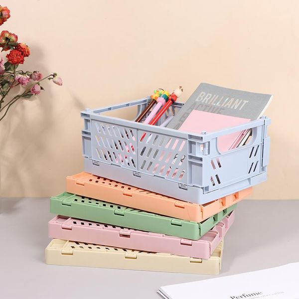 storage baskets collapsible crate plastic folding deskcosmetic sundries organizer box stackable fruit food toys bin
storage baskets collapsible crate plastic folding deskcosmetic sundries organizer box stackable fruit food toys bin