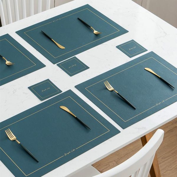 mats & pads waterproof oilproof table mat pu leather placemat for dining nordic and anti-slip coasters heat resistant
mats & pads waterproof oilproof table mat pu leather placemat for dining nordic and anti-slip coasters heat resistant