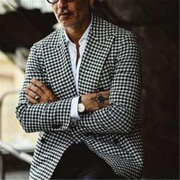 mens plaid suit jackets fashion trend long sleeve cardigan buttons all-match outerwears designer male winter lapel casual slim coats, Black;brown
mens plaid suit jackets fashion trend long sleeve cardigan buttons all-match outerwears designer male winter lapel casual slim coats, Black;brown