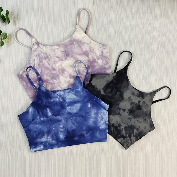 yoga outfit tie dying gym fitness bras crop women plain soft nylon workout sports with removable pads
yoga outfit tie dying gym fitness bras crop women plain soft nylon workout sports with removable pads