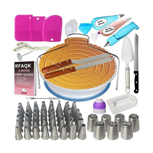 baking & pastry tools cake turntable decoration set decorating fondant factory direct piping nozzle bag bakeware
baking & pastry tools cake turntable decoration set decorating fondant factory direct piping nozzle bag bakeware