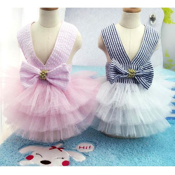 dog apparel pet summer dogs harness skirt clothes small medium cat dress wedding pink blue striped y165
dog apparel pet summer dogs harness skirt clothes small medium cat dress wedding pink blue striped y165