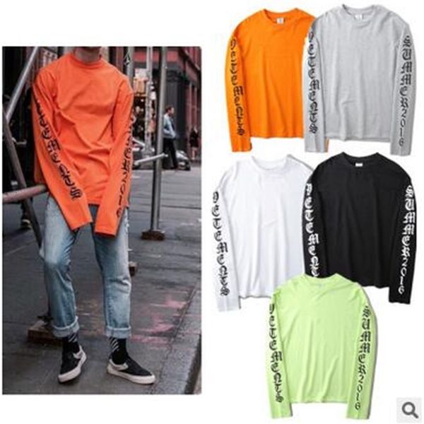 fashion streetwear t shirt teenager tide letter printing long sleeve t-shirt bright color crew neck oversize tshirt hoodie, White;black
fashion streetwear t shirt teenager tide letter printing long sleeve t-shirt bright color crew neck oversize tshirt hoodie, White;black