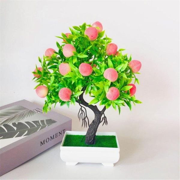 decorative flowers & wreaths artificial potted plant home office el plastic tree ornament table centerpiece fake greenery, peach
decorative flowers & wreaths artificial potted plant home office el plastic tree ornament table centerpiece fake greenery, peach
