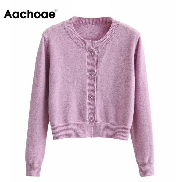 aachoae casual solid cropped cardigan women long sleeve sweater fashion single breasted cardigan coat ladies purple 210413, White;black
aachoae casual solid cropped cardigan women long sleeve sweater fashion single breasted cardigan coat ladies purple 210413, White;black