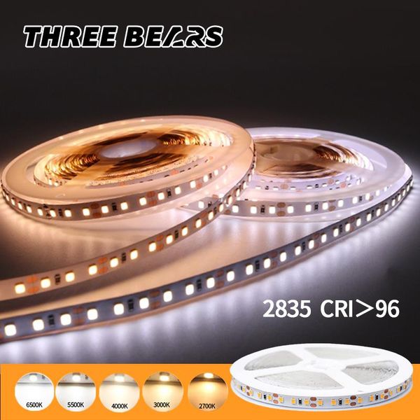 strips high cri 95 12v 24v white light warm natural 2835 non-waterproof led strip 5m 600led for rooms, els and villas
strips high cri 95 12v 24v white light warm natural 2835 non-waterproof led strip 5m 600led for rooms, els and villas