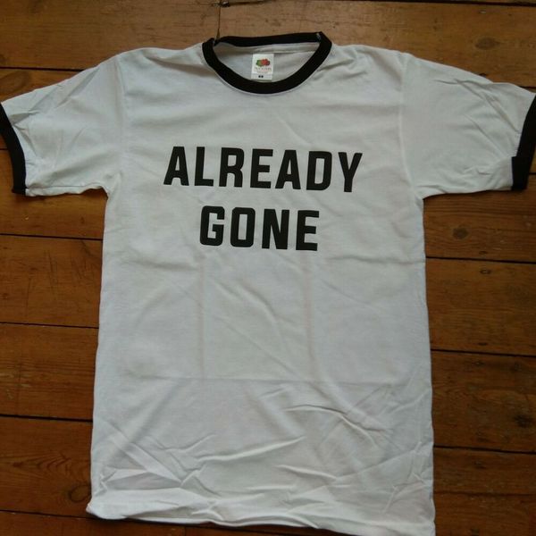 already gone ringer - as worn by glenn frey the eagles, various size, White;black
already gone ringer - as worn by glenn frey the eagles, various size, White;black