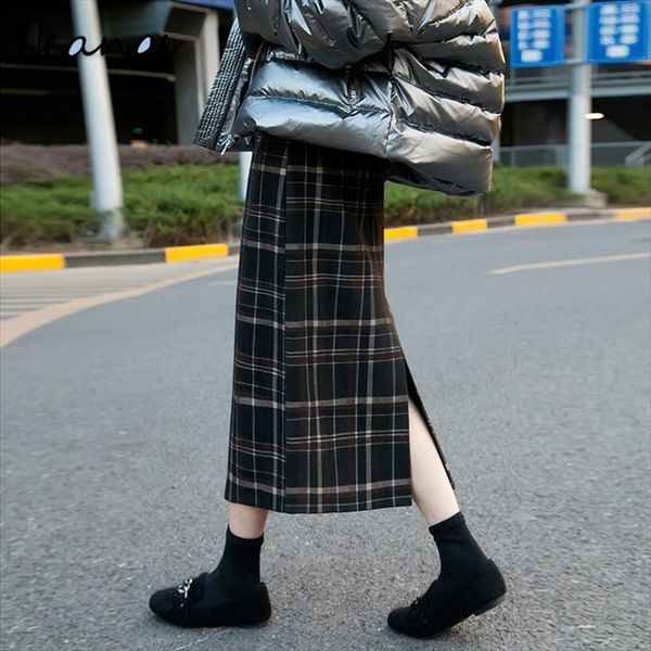 plus size high waist midi womens skirts long wool plaid winter warm elegant office lady vintage autumn maxi, Black
plus size high waist midi womens skirts long wool plaid winter warm elegant office lady vintage autumn maxi, Black