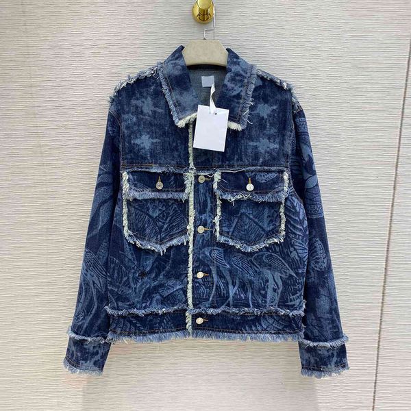 jackets runway denim jeans jacket women fashion retro lapel double pocket tassel floral print blue jean jackets cotton vintage coat, Black;brown
jackets runway denim jeans jacket women fashion retro lapel double pocket tassel floral print blue jean jackets cotton vintage coat, Black;brown