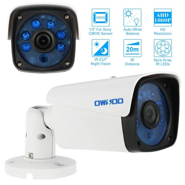 cameras 1080p ahd waterproof camera 2.0mp 3.6mm 1/3 for sony cmos sensor 6 array ir leds night vision ir-cut cctv security
cameras 1080p ahd waterproof camera 2.0mp 3.6mm 1/3 for sony cmos sensor 6 array ir leds night vision ir-cut cctv security