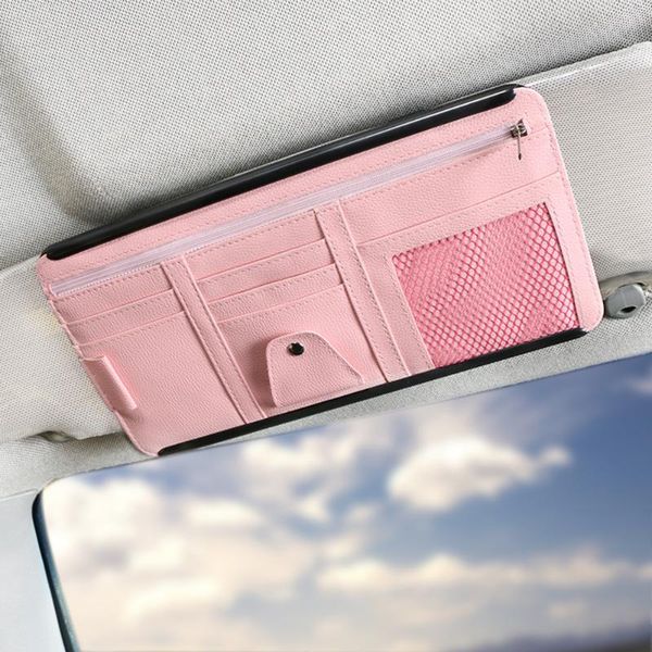 car organizer zipper sun visor with plastic back plate card pen glasses holder groceries clip stowing tidying accessories
car organizer zipper sun visor with plastic back plate card pen glasses holder groceries clip stowing tidying accessories