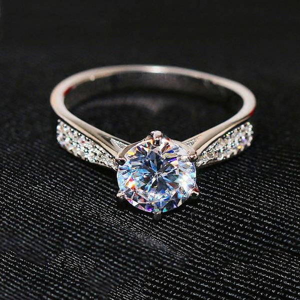 cluster rings luxury female white crystal strone ring cute real 925 sterling silver engagement for women vintage round thin wedding, Golden;silver
cluster rings luxury female white crystal strone ring cute real 925 sterling silver engagement for women vintage round thin wedding, Golden;silver