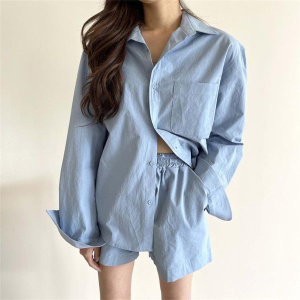 women's tracksuits hzirip casual 2 piece sets office lady elegant shirts elastic waist wide leg femme shorts 2021 summer women mujer ch, Gray
women's tracksuits hzirip casual 2 piece sets office lady elegant shirts elastic waist wide leg femme shorts 2021 summer women mujer ch, Gray