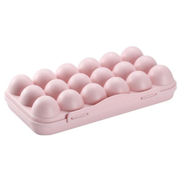 kitchen storage & organization egg holder tray plastic refrigerator eggs box case 18 grids container 1x
kitchen storage & organization egg holder tray plastic refrigerator eggs box case 18 grids container 1x