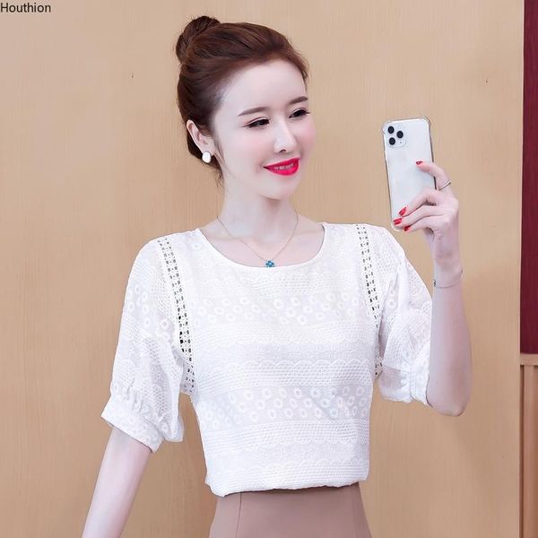 women's blouses & shirts houthion sleeve blouse o-neck shirt summer plus size drop pure color stitching casual fashion lady, White
women's blouses & shirts houthion sleeve blouse o-neck shirt summer plus size drop pure color stitching casual fashion lady, White