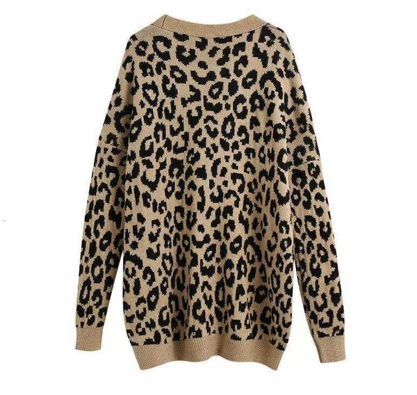 women's knits & tees spring knitting animal leopard cardigan coffee oversized sweater retro woman v neck long sleeve jum ewkm, White
women's knits & tees spring knitting animal leopard cardigan coffee oversized sweater retro woman v neck long sleeve jum ewkm, White