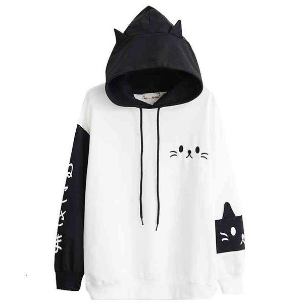 women's hoodies & sweatshirts happy pretty sweatshirt with a women's hood, autumn long winter sweater sleeve female animated carto, Black
women's hoodies & sweatshirts happy pretty sweatshirt with a women's hood, autumn long winter sweater sleeve female animated carto, Black