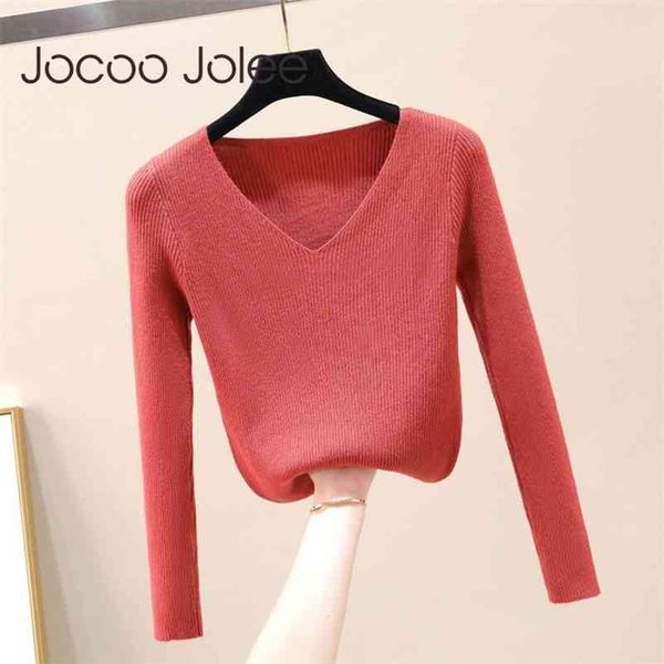 korean v neck knitted sweater women winter long sleeve solid all-match slim jumpers casual pullover base 210416, White;black
korean v neck knitted sweater women winter long sleeve solid all-match slim jumpers casual pullover base 210416, White;black