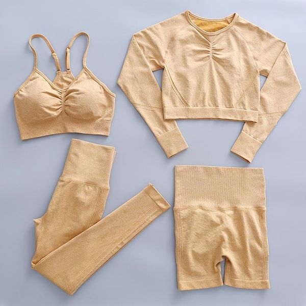 yoga outfit 2/3/4pcs seamless women set workout sportswear gym clothing fitness long sleeve crop high waist leggings sports suits
yoga outfit 2/3/4pcs seamless women set workout sportswear gym clothing fitness long sleeve crop high waist leggings sports suits