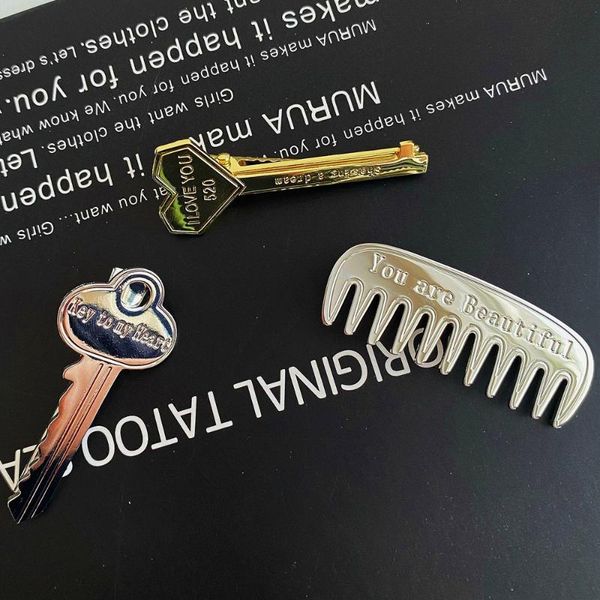 hair clips & barrettes fashion vintage key heart shaped personality cute clip seamless for women girl charm accessories supply, Golden;silver
hair clips & barrettes fashion vintage key heart shaped personality cute clip seamless for women girl charm accessories supply, Golden;silver