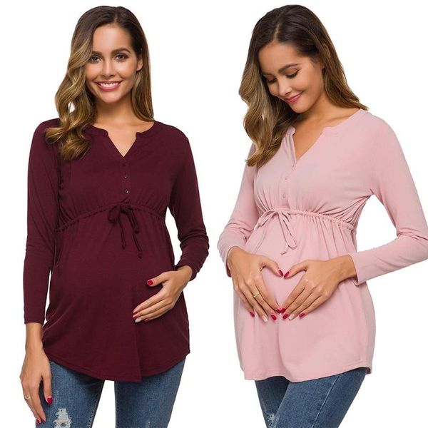 maternity & tees multi function nursing for pregnant women long sleeve solid color t-shirt breastfeeding, White
maternity & tees multi function nursing for pregnant women long sleeve solid color t-shirt breastfeeding, White
