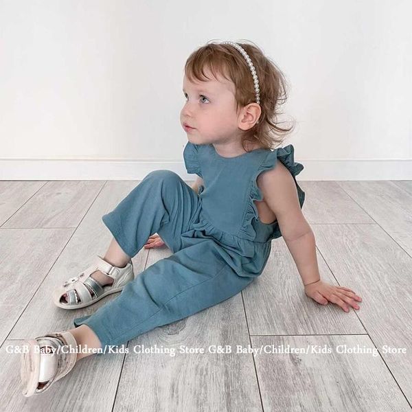 jumpsuits baby girls clothes long pure color breathable sleeveless spring summer 2021 cotton linen overalls jumpsuit pants for children, Blue
jumpsuits baby girls clothes long pure color breathable sleeveless spring summer 2021 cotton linen overalls jumpsuit pants for children, Blue