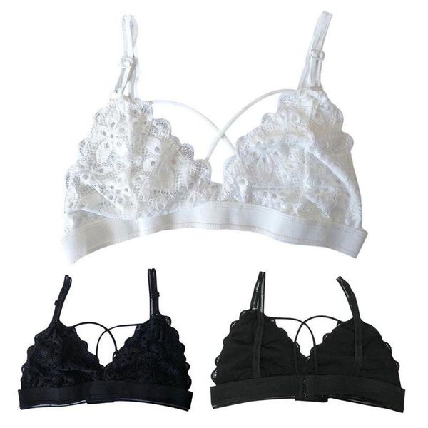 gym clothing sports bras comfortable wireless women bra triangle lace ladies for crop top, White;black
gym clothing sports bras comfortable wireless women bra triangle lace ladies for crop top, White;black