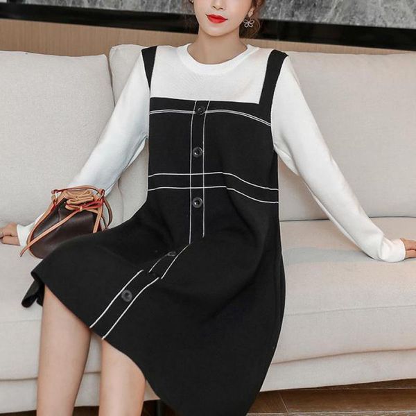 maternity dresses winter pregnant women clothes round neck knitted sweater autumn dress nursing, White
maternity dresses winter pregnant women clothes round neck knitted sweater autumn dress nursing, White