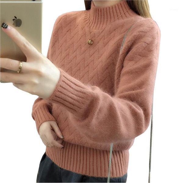 women's sweaters 2021 sweater spring pullover women slim jumper casual pull femme, White;black
women's sweaters 2021 sweater spring pullover women slim jumper casual pull femme, White;black
